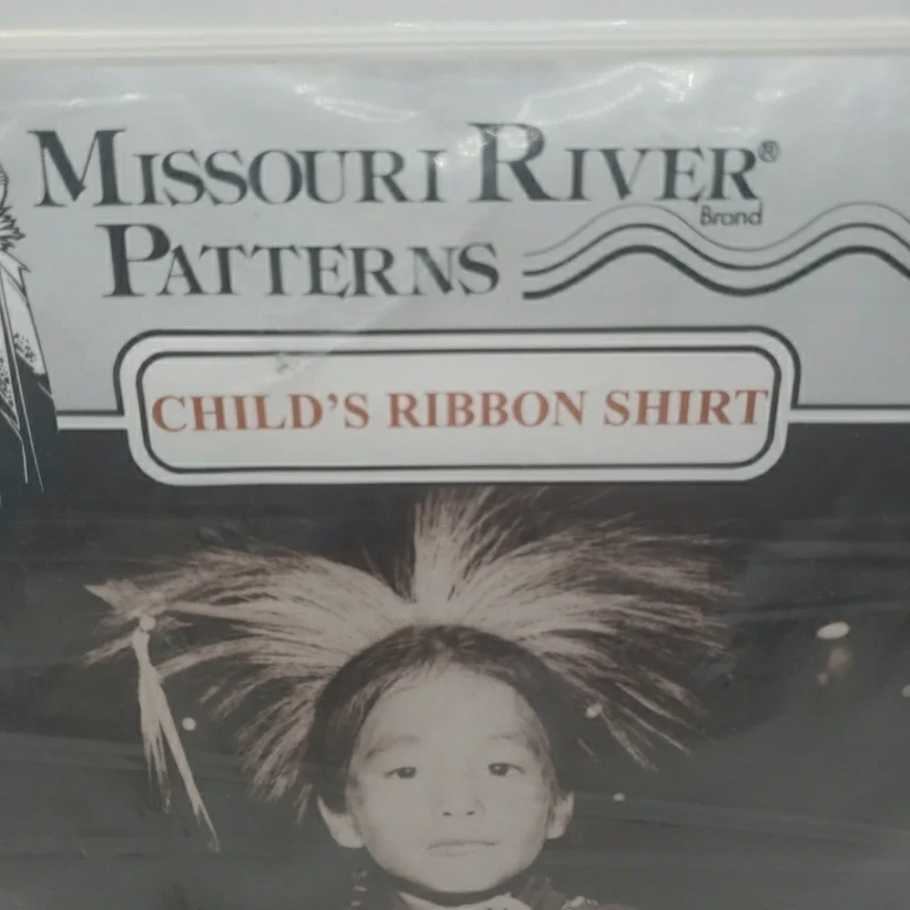 Missouri River Child Native American Ribbon Shirt Sewing Pattern 4799-500-201